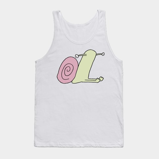 Cute snail Tank Top by Oranges